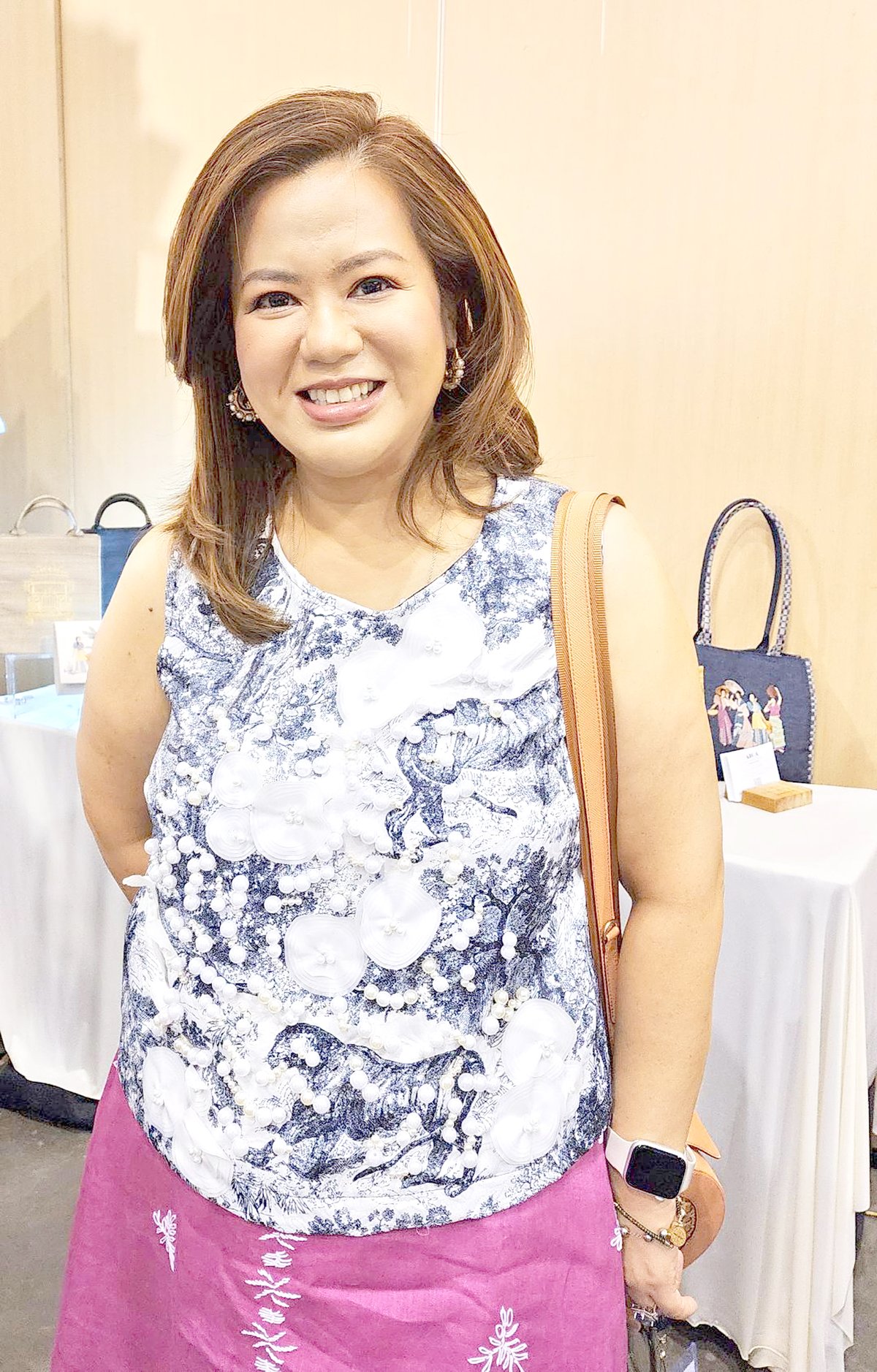 Marjorie Florete, organizer of the exhibit.